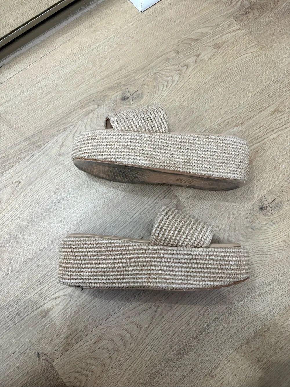Billini Woven Slide Platform Sandals - Women